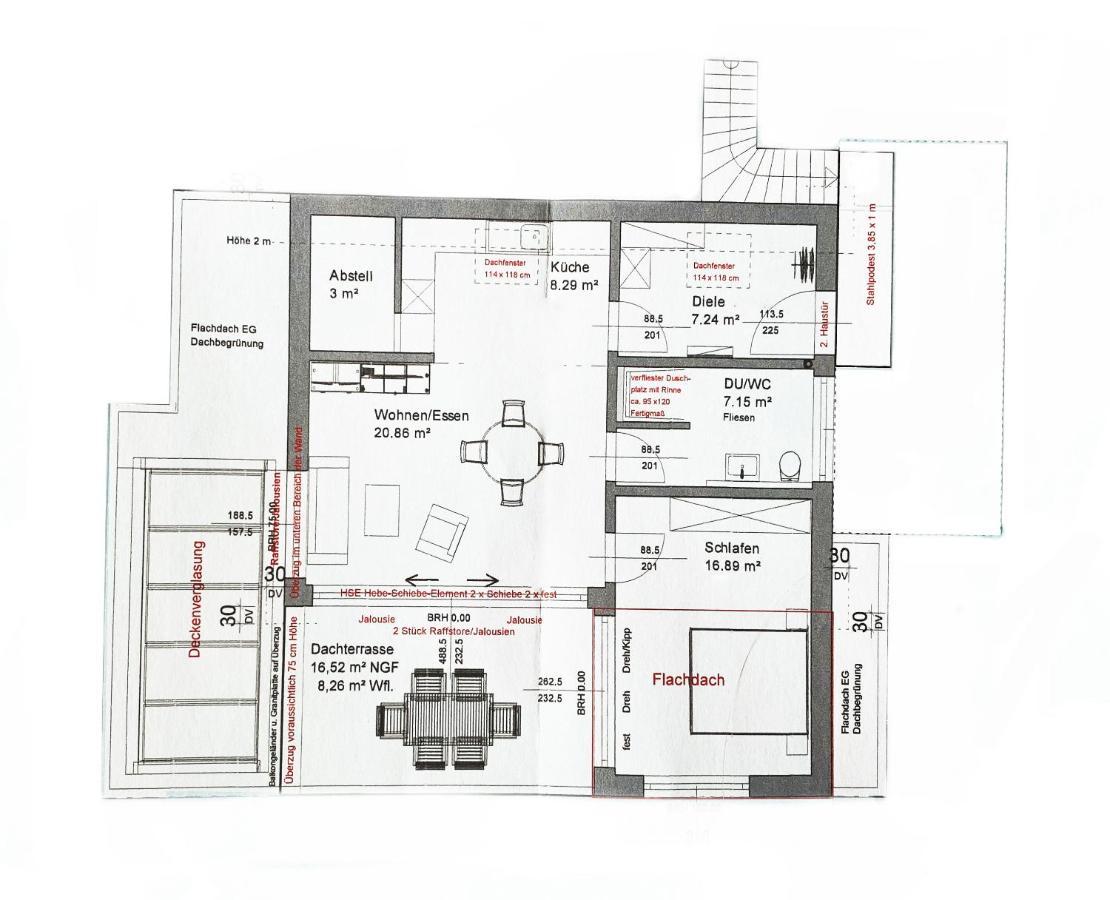 Wunderschoene Helle Wohnung Mit Grosser Dachterrasse Gottmadingen Buitenkant foto