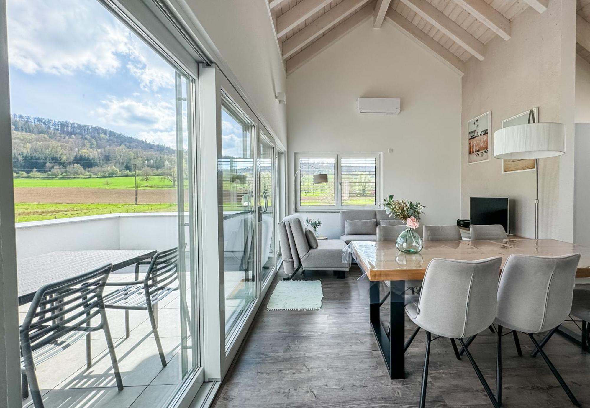 Wunderschoene Helle Wohnung Mit Grosser Dachterrasse Gottmadingen Buitenkant foto